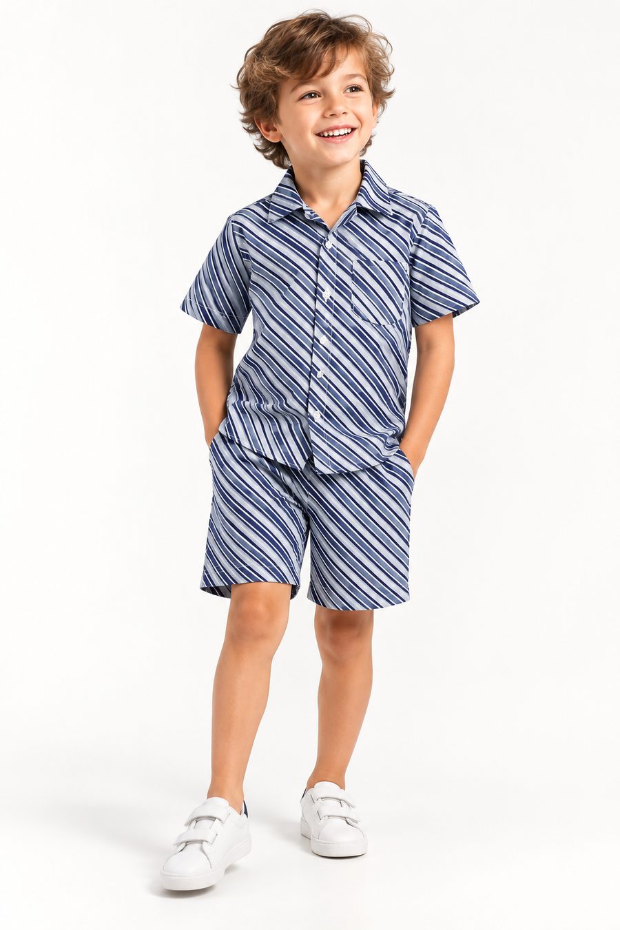 Little Wander™ Striped Cotton Co-Ord Set