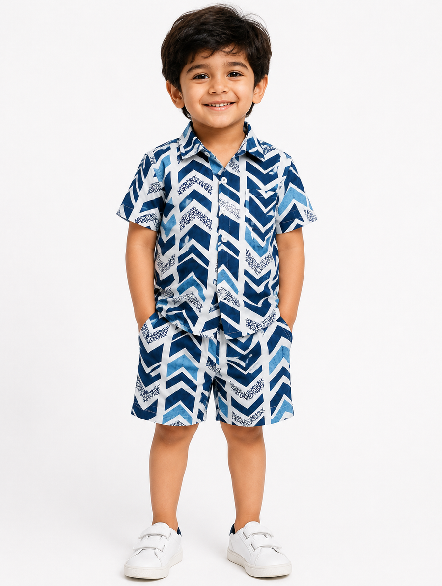 Little Trail™ Chevron Cotton Co-Ord Set