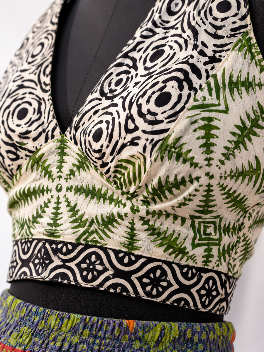Forest Muse™ Halter Crop Top
