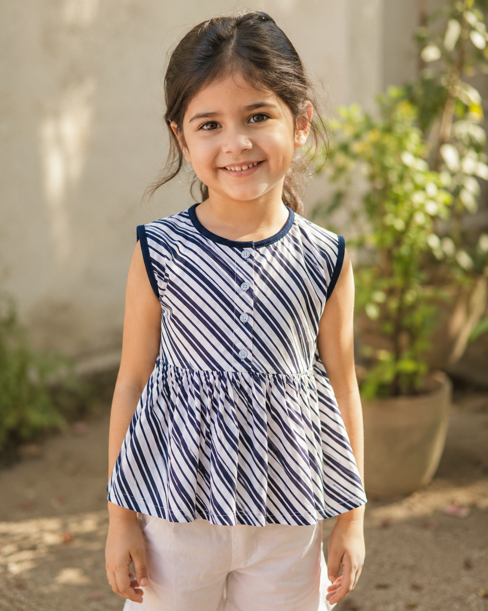 Cotton Short Dress