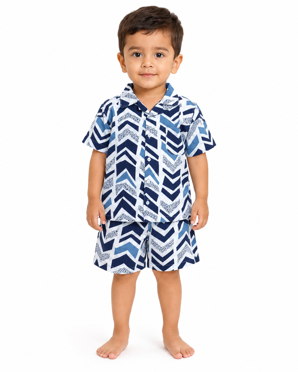 Chevron Cotton Co-Ord Set