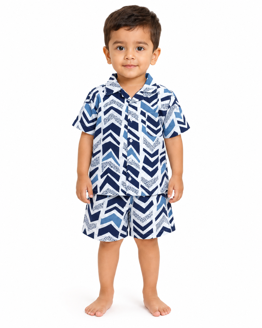 Chevron Cotton Co-Ord Set