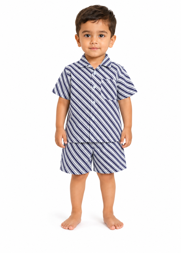 Striped Cotton Co-Ord Set